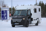 Mercedes-Sprinter-Erlkönige erwischt: Spy Shot: Hymer-Reisemobil auf Basis Mercedes-Benz Sprinter