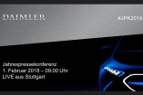 Livestream auf Mercedes-Fans.de : Daimler Jahrespressekonferenz 2018 live  - 01.02. 2018 - 09:00 Uhr MEZ