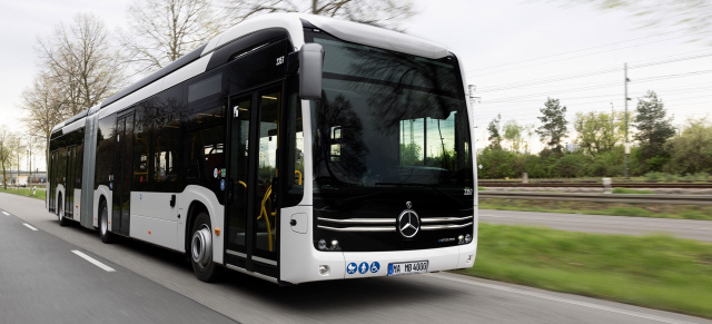 Vollelektrische Stadtbusse gehen nach Hamburg: 350 Elektrobusse: eCitaro-Großauftrag für Daimler Buses