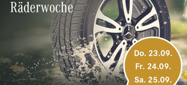 Jetzt geht‘s rund  ‭im Mercedes-Benz Gebrauchtteile: 2.000 Radsätze zu Schnäppchenpreisen: Großer Räder-Rausverkauf beim MBGTC vom 23.-25. September