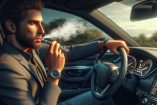 Darf man beim Fahren dampfen und vapen?: E-Zigaretten am Steuer: Was muss beachtet werden?