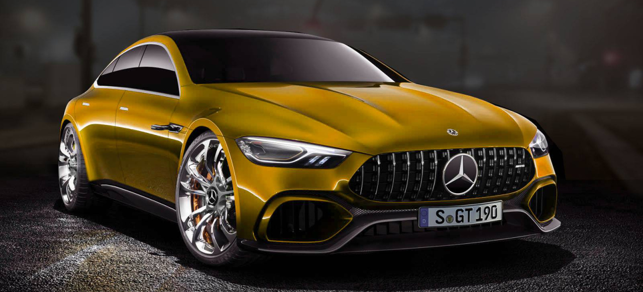 Mercedes-AMG GT Concept: Ausblick auf den Look der Produktion: Blick in die Zukunft: Sieht so 