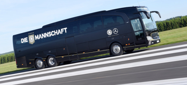 Neuer Mercedes-Benz Travego M an DFB: DIE MANNSCHAFT hat einen neuen Stern