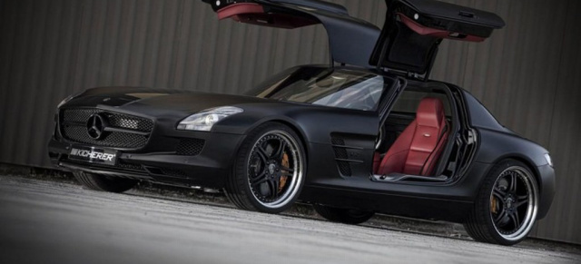 Mercedes Tuning am SLS AMG: Black & Better: Mercedes Tuner Kicherer SLS Supersport Edition Black auf Basis Mercedes-Benz SLS AMG