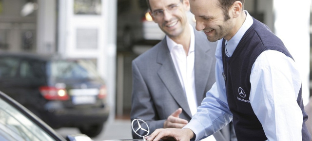 Service:  Mercedes-Benz und smart Betriebe für Betreuungsqualität ausgezeichnet:  Deutschlandweite Kundenbefragungen zur Kundenzufriedenheit 