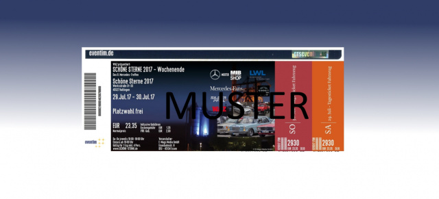 SCHÖNE STERNE® 2017: Teilnehmer-Tickets für Daimler-Mitarbeiter
