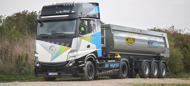 Neue Elektro-Lastwagen mit Stern: Daimler Truck setzt in der Baubranche voll auf die Elektrokarte