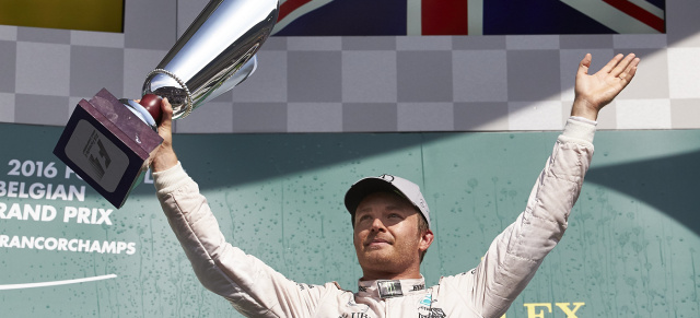 Formel 1: der große Preis von Belgien in Spa Francorchamps: Nico Rosberg siegt, aber vielleicht nicht hoch genug?!