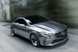 Vorgeschmack auf den CLA:  Mercedes Concept Style Coupé: Mit Video: Im Stile des Concept A-Class feiert das viertürige Concept Style auf der Auto China seine Weltpremiere 