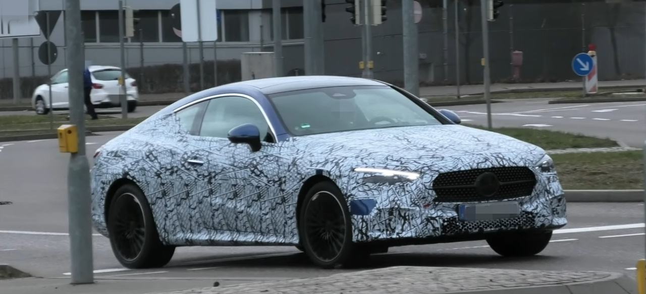 Mercedes Erlkönig Erwischt Spy Shot Mercedes Cle Coupé Mit Geringerer