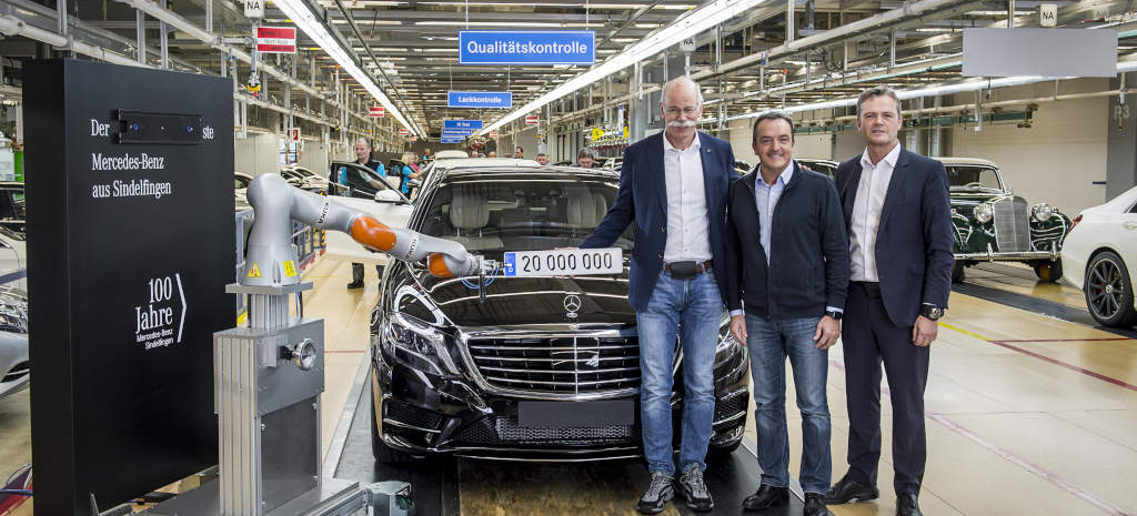 Historisches Fertigungsjubil Um Meilenstein Mercedes Benz Werk