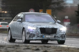 Mercedes-Benz S-Klasse Erlkönig erwischt: Star-Spy-Shot-Video: aktuelle bewegte Bilder von der neue S-Klasse-Generation W223