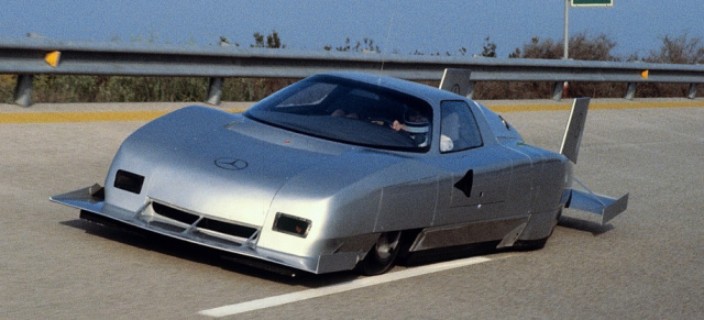 5. Mai 1979: Weltrekord in Nardo: Der C111 mit 4,8-l-V8-Motor erreicht 403,978 km/h