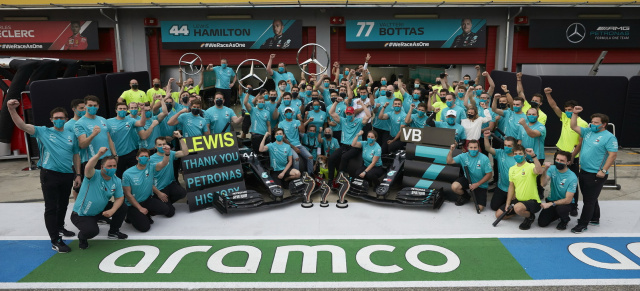 Doppelsieg bei der Formel 1 in Imola: Mercedes ist zum siebten Mal Kontrukteurs-Weltmeister!