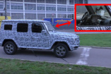 Erlkönig erwischt: Spy Shot Video: Blick in den Innenraum der neuen Mercedes G-Klasse 2018