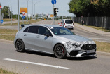 Mercedes-AMG Erlkönig erwischt: Star-Spy-Shot: aktuelle Bilder vom Mercedes-AMG A45 W177 Facelift