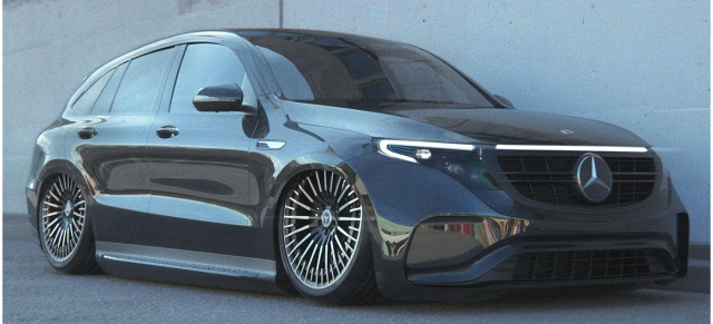 Mercedes EQC: virtuelles Tuning: Wow-Car-Effekt: So würde der EQC viel beachtlicher aussehen