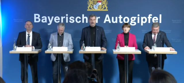 Bayerischer Autogipfel 02.12.2024: „Bayern ist Autoland und soll es bleiben!“