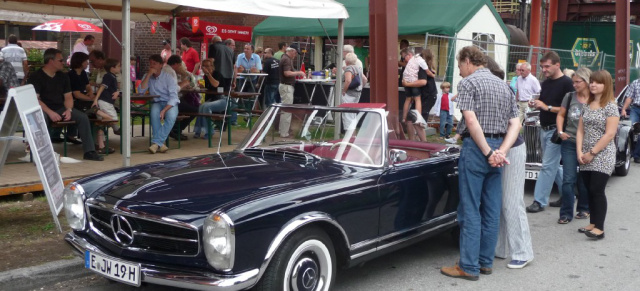 Oldtimer-Treff Zollverein: Start in den August! : Wieder über 300 Oldtimer aller Marken auf der alten Kokerei!