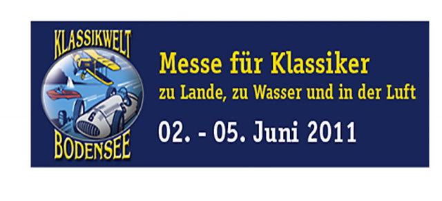 2.-6.6.: Vierte Klassikwelt Bodensee: Bei dem großen Messespektakel am Bodensee sind die Oldtimer die Stars 
