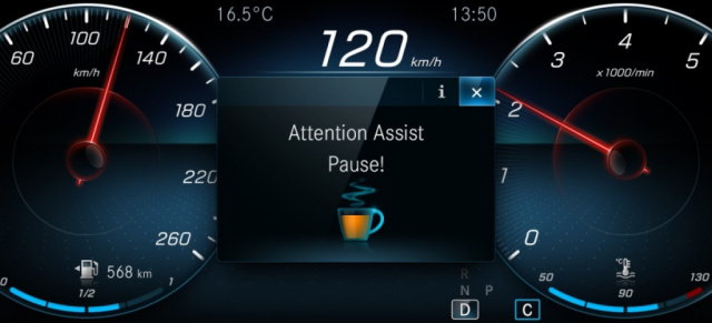 Mercedes-Benz Assistenzsysteme: Jubiläum: Müdigkeitswarner Attention Assist wird 10!