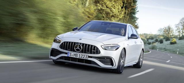 Wie hört sich der neue Mercedes-AMG C43 an?: Starker Auftritt. Schwacher Sound: ein Stern von der milden Sorte