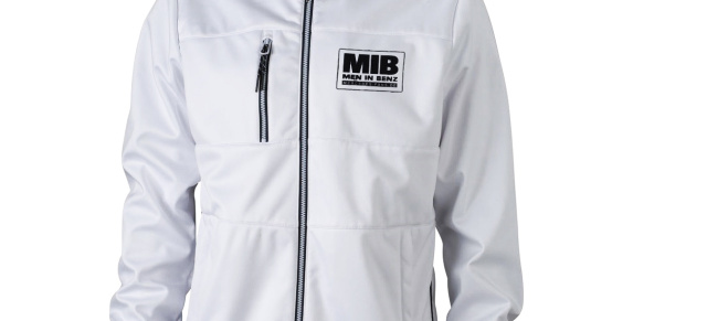 Trendige Softshell-Jacke - nicht nur fürs Herbstwetter!: Die neue Original MIB „MEN IN BENZ“ Softshell-Jacke