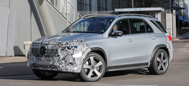 Mercedes Erlkönig erwischt: Spy shot: Mercedes-Benz GLE Facelift II