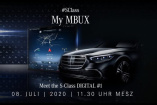 Mercedes-Benz S-Klasse W223 inside: MBUX: Livestream: Meet the S-Class DIGITAL #1 - 08.07./11:30 MEZ