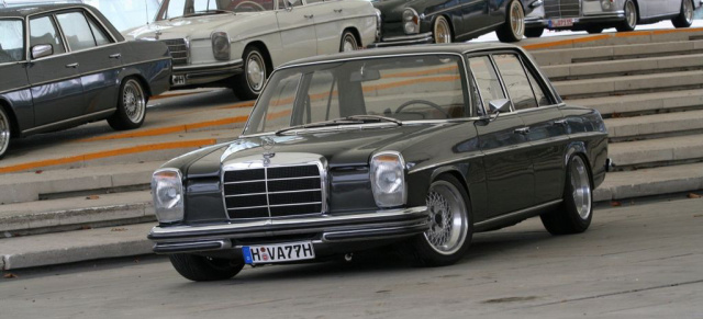 Heilig's Blechle! Restaurierter 1971er Mercedes Benz /8 : Mercedes Youngtimer mit Herzschrittmacher