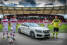 Bundesliga-Kicker liegt Mercedes CLA am Herzen: Christian Gentner, Serdar Tasci, Georg Niedermeierund Sven Ulreich präsentieren die neue Trikot Edition des VfB Stuttgart mit "CLA"-Aufdruck