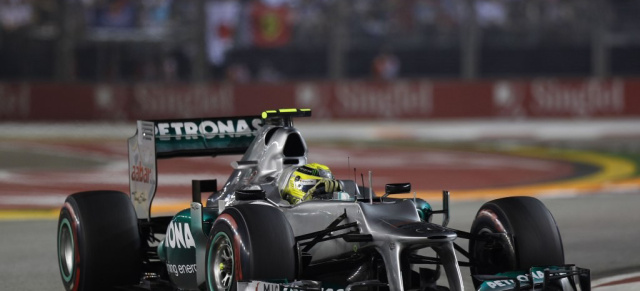 Formel 1 Singapur: Rosberg punktet  : Platz fünf fürMercedes-Benz  Silberpfeil-Pilot beim Singapur Grand Prix