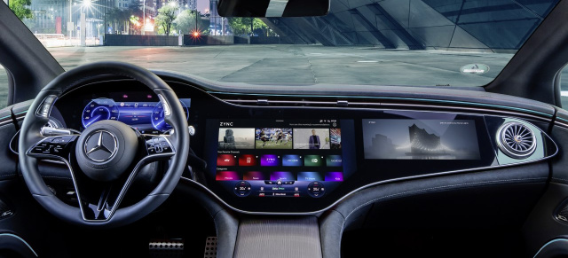 Incar-Entertainment: Mercedes-Benz hebt mit ZYNC das Entertainment-Erlebnis im Auto auf ein neues Level
