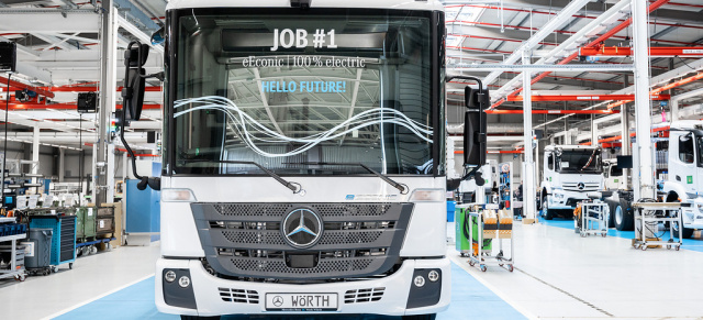 Daimler Truck & Elektromobilität: Mercedes-Benz eEconic rollt ab sofort im Werk Wörth vom Band