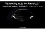 Mercedes-Benz auf der Auto Shanghai: Livestream: Mercedes Präsentationen auf der Auto Shanghai 18.04.- 13.15. Uhr / 19.04. -  08.00 Uhr