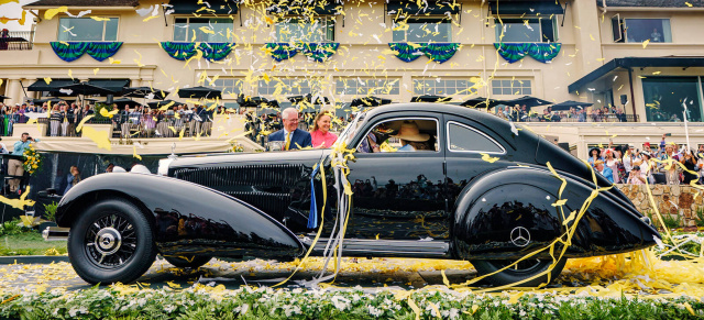 Ehre wem Ehre gebührt: 70th Pebble Beach Concours d’Elegance: Best of Show: 1938 Mercedes-Benz 540K Autobahn Kurier