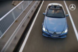 Video: das neue Mercedes E-Klasse Cabrio: Mercedes-Benz.tv zeigt die ersten bewegten Bilder - Mercedes Cabrio in Metallic-Blau