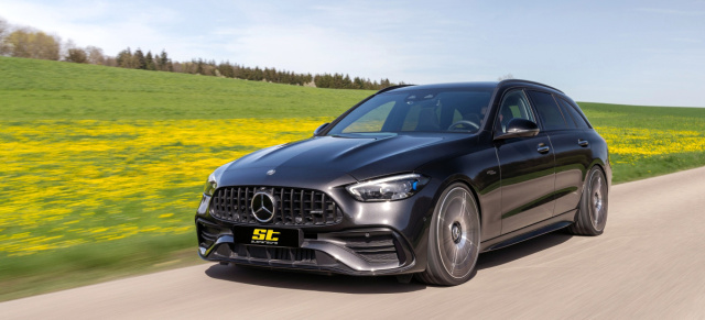 Mercedes-AMG C 43 4MATIC T-Modell: Fahrwerkstuning: Einstellbare Tieferlegung per höheneinstellbaren ST Federn