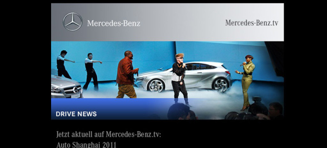 Jetzt aktuell auf Mercedes-Benz.tv: Auto Shanghai 2011 - Premiere der neuen Mercedes A-Klasse: 