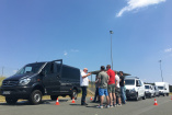 Mercedes-Benz Vans: „Mercedes-Benz Transporter Training on Tour“: Übung macht den Meister: Mercedes-Benz bietet als einziger Hersteller ein professionelles Fahrsicherheitstraining für Transporterfahrer an