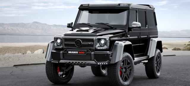 IAA Premiere: BRABUS Zubehör für Mercedes G 500 4x4²: 500 PS und ein markantes Optik-Plus für den Extrem-Offroader