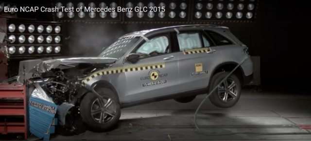 Mercedes-Benz GLC: Bestnote im Euro NCAP-Rating: Fünf Sterne für den Mercedes-Benz GLC