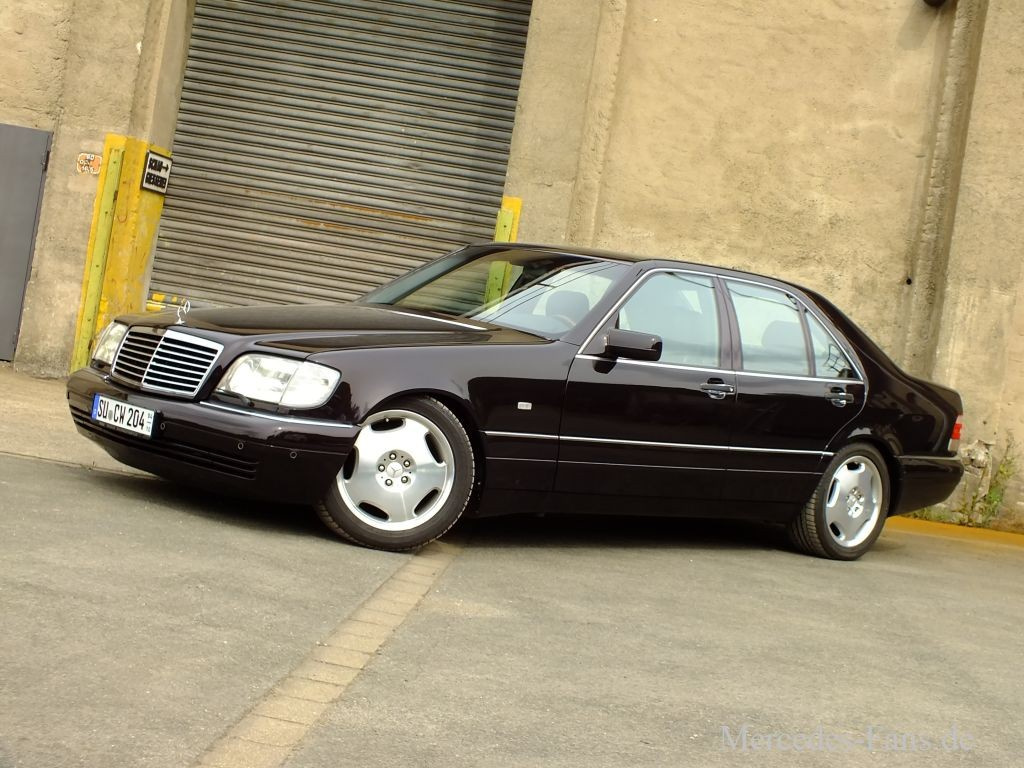 Мерседес w140 s600 черный