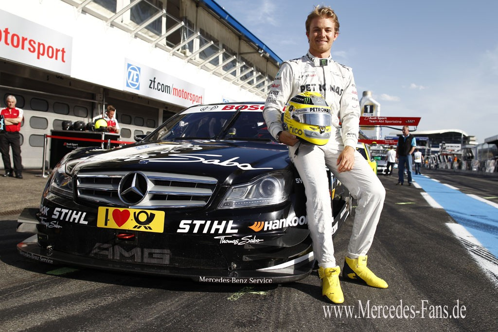 DTM 2013 - Rosberg Beim Saison-Auftakt : MERCEDES AMG PETRONAS Formel 1 ...